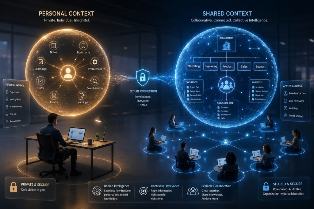 Mastering AI Context: Personal vs. Shared Knowledge for Agents